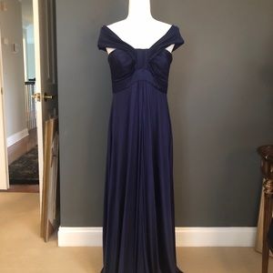 Theia Formal Navy Blue Gown